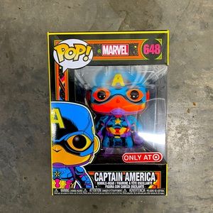 Funko Pop! Captain America Exclusive Neon